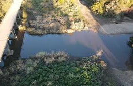 represa de Casupá en medio de una sequía