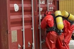 Puerto de Montevideo fuga de gas tóxico