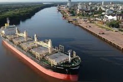 vía navegable logísticos