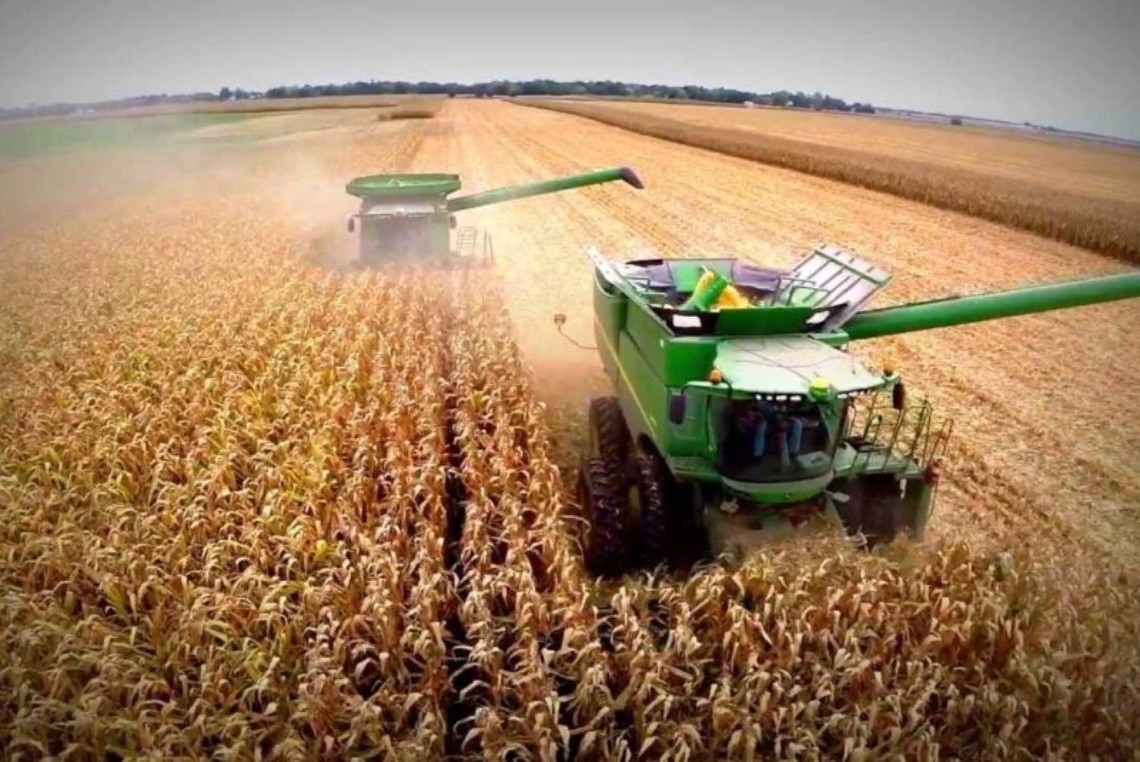 campo argentino cosechadoras